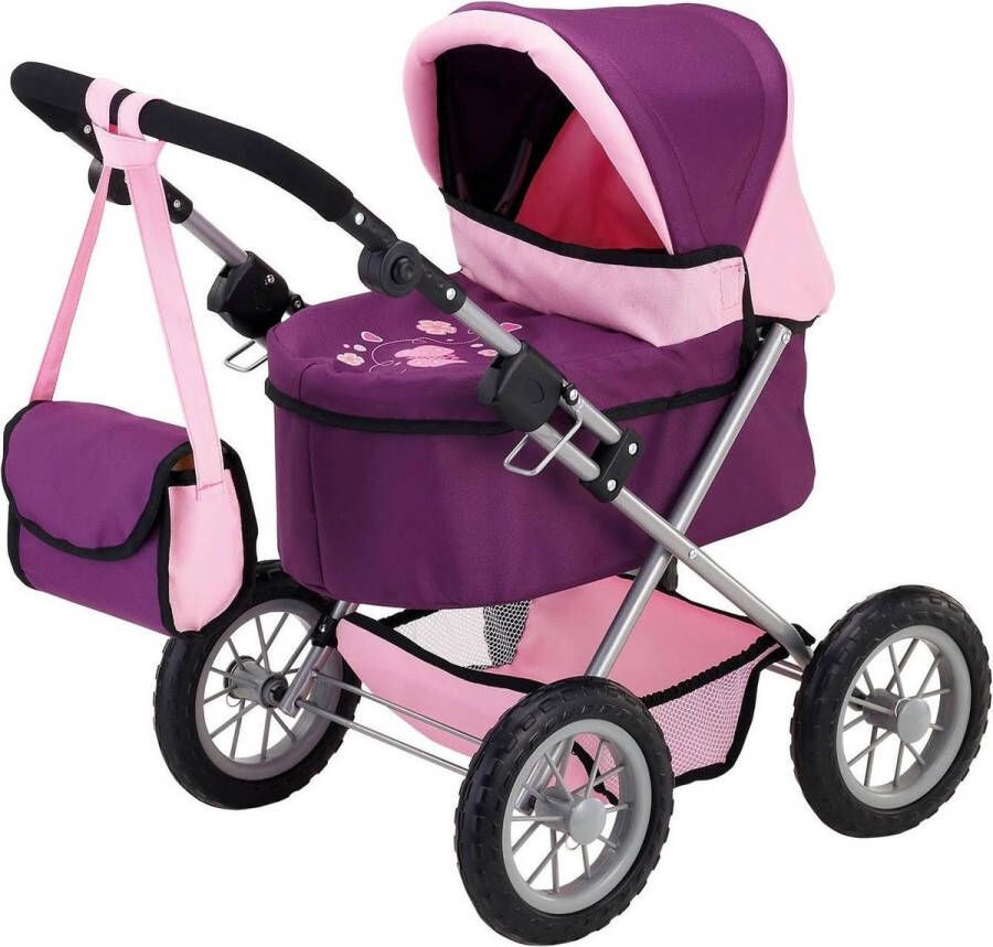 Bayer Design Bayer Poppenwagen Trendy Roze en Paars (13057AA)