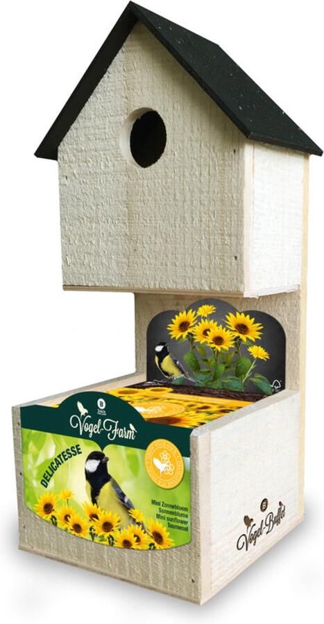 Baza Vogelhuisje Zonnebloemen Dwerg