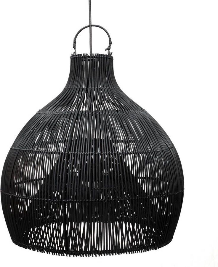 Bazar Bizar Hanglamp Lobster Trap Rattan Zwart