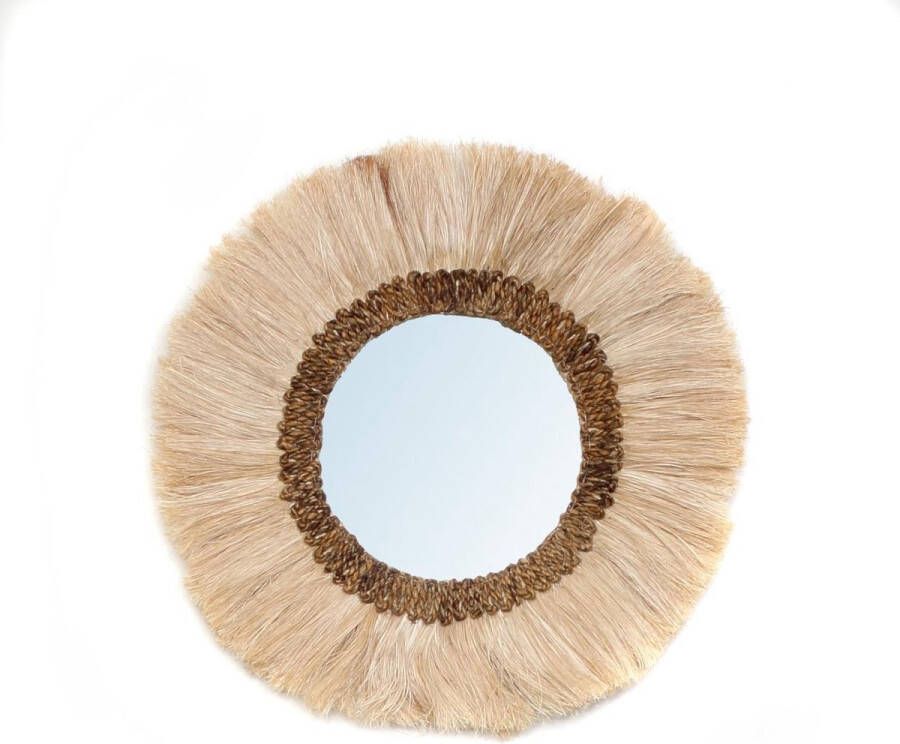 Bazar Bizar Safaary Spiegel Naturel M Mowgli 60x60 CM