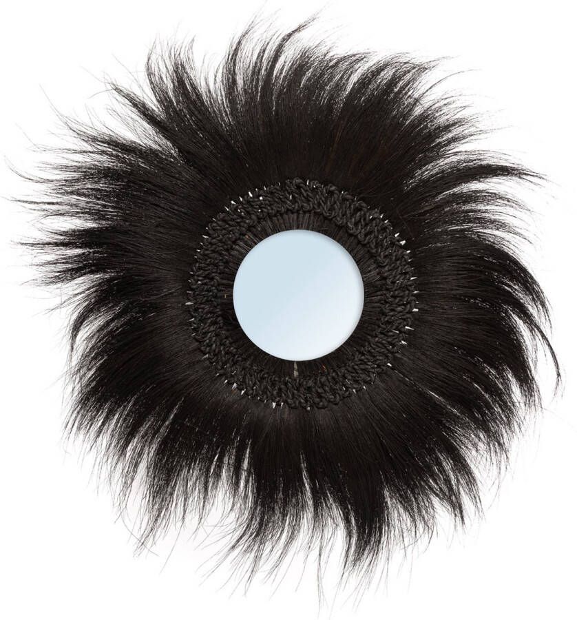 Bazar Bizar De Simba Spiegel Zwart Ø 70cm