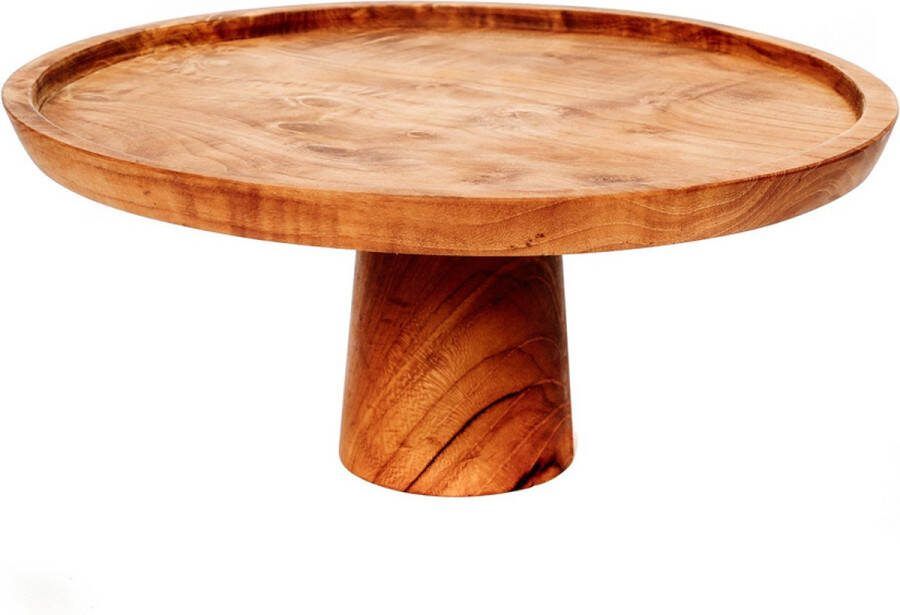 Bazar Bizar De Teak Root Taart Plateau L