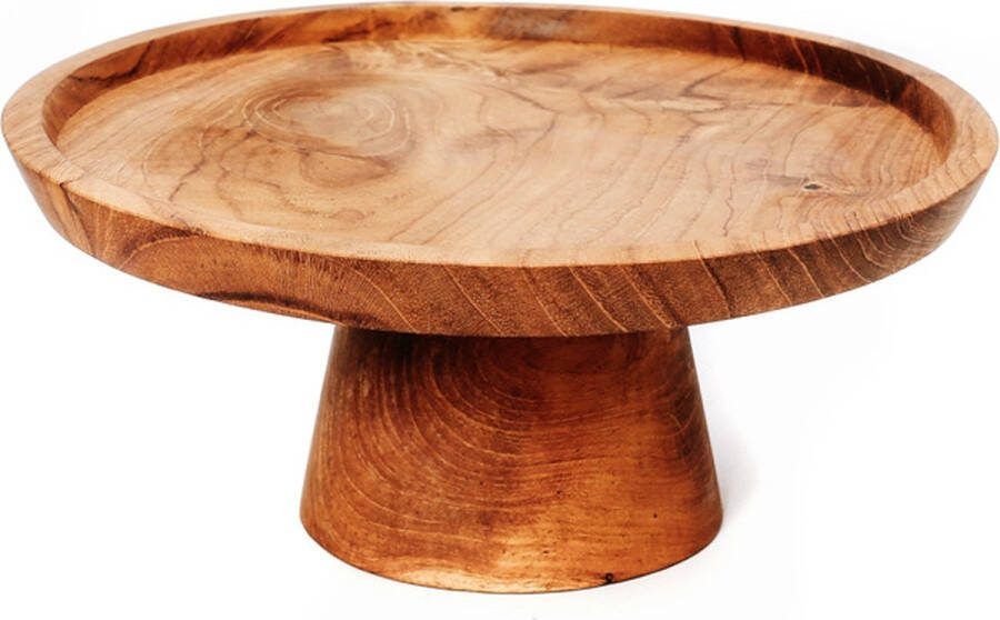 Bazar Bizar De Teak Root Taart Plateau S