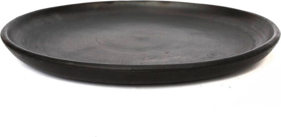 Bazar Bizar The Burned diner bord zwart 30cm