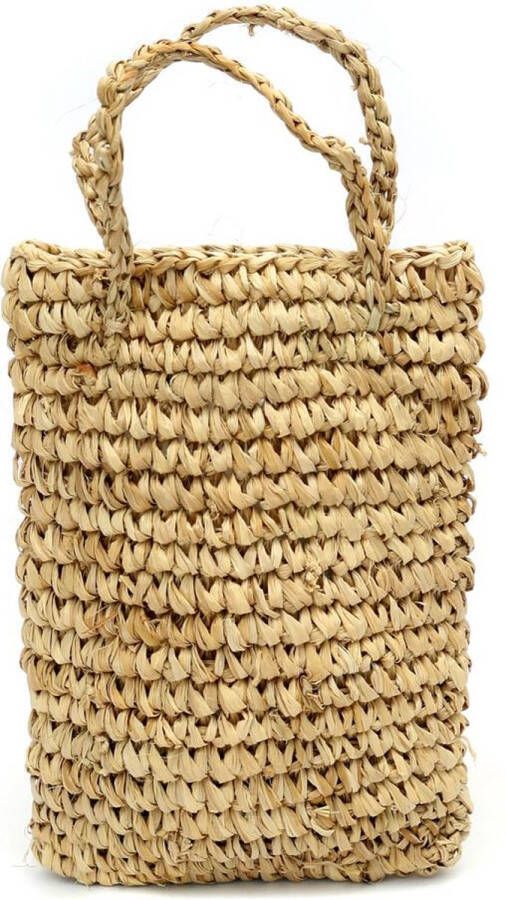 Bazar Bizar Raffia flessenhouder 20cm