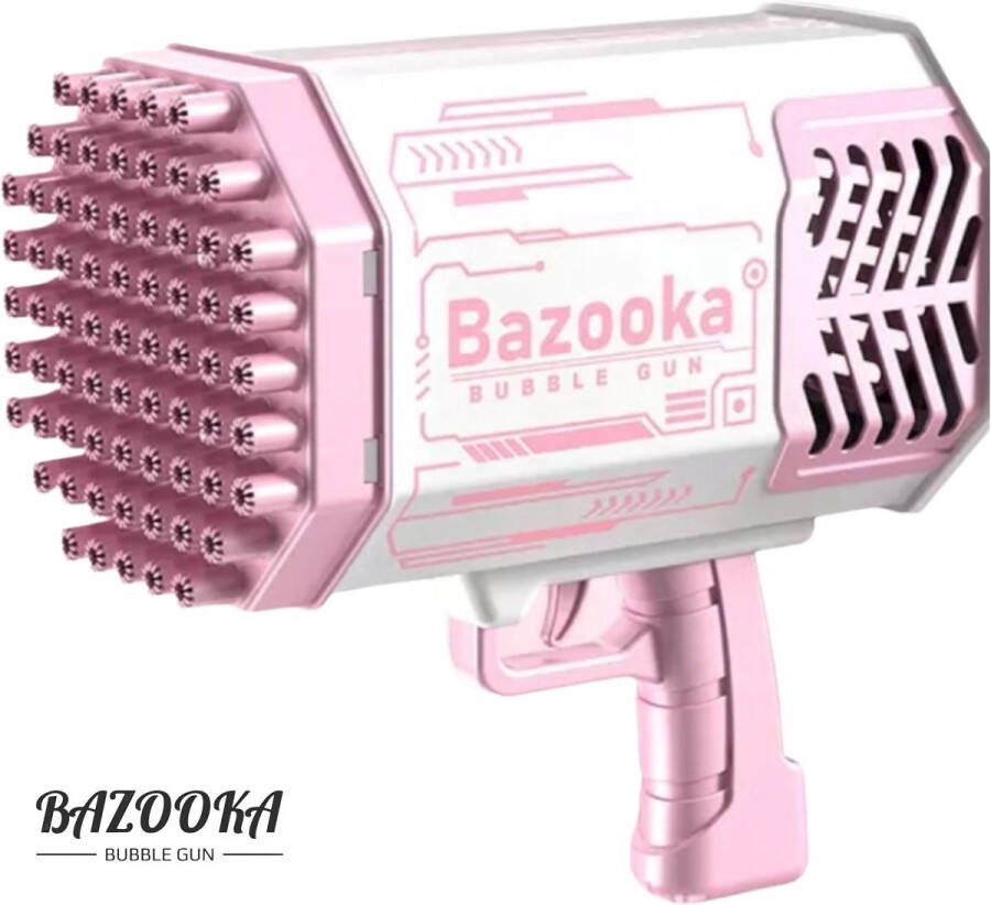 Bazooka LED Bubble Original bubble gun bellenblaas machine bellenblaas geweer 1000 bubbles met LED lights ROZE