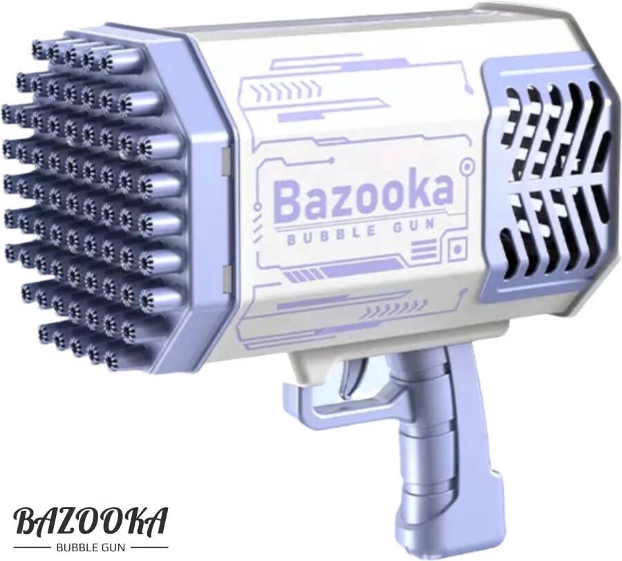 Bazooka LED Bubble Speelgoed Original bubble gun bubble bellenblaas machine bellenblaas geweer bubbles met LED lights PAARS