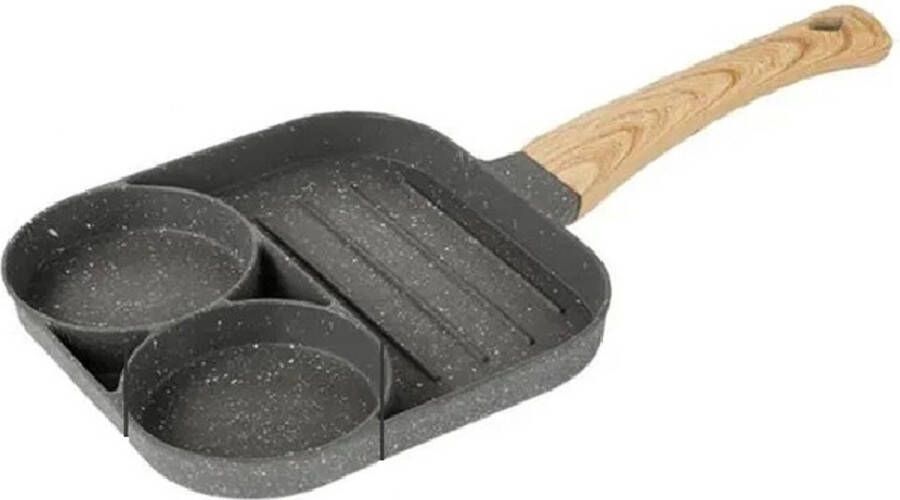 BBNK Store Pannenkoekenpan Pancake Pan Eierpan Omeletpan Omeletmaker Pancake Maker Anti-aanbaklaag Alle warmtebronnen – Inductie