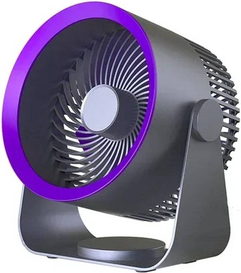 BBNK Store Ventilator Ventilatoren Airco Mobiele Airco Luchtkoeler Aircooler Fan Airconditioner Draadloos Draagbare Ventilator Elektrische Ventilator 400 MAH 3 uur minimaal 42dB maximaal Grijs