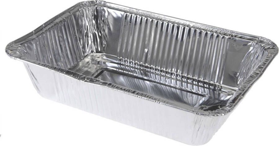 BBQ Moulds 1371045 Rectangular 22 x 15 5 x 4 5 cm Aluminium 5 Units