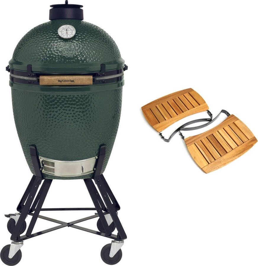 BBQ Big Green Egg Large Houtskoolbarbecue met Nest en Acacia EGG Mates 2019 model