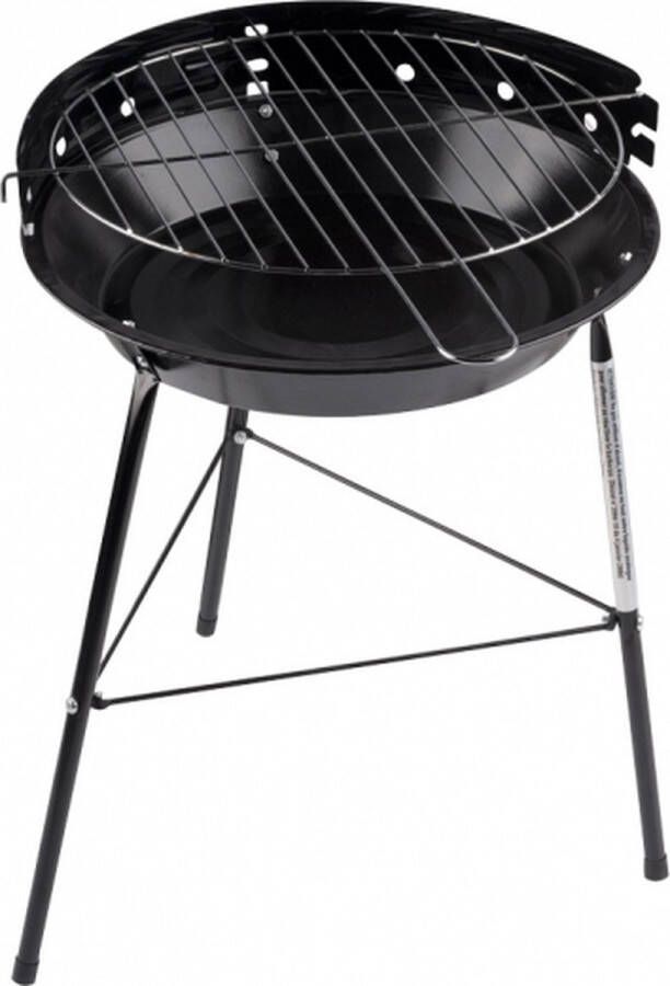 BBQ Collection Houtskool Barbecue Grilloppervlak Ø 33 cm Metaal Zwart