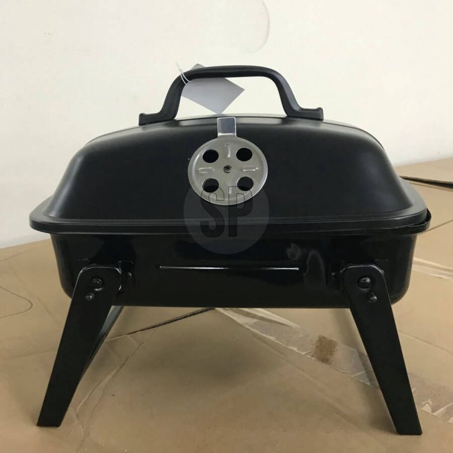 BBQ Draagbare Barbecue compact lichtgewicht voor strand en park- Zwart