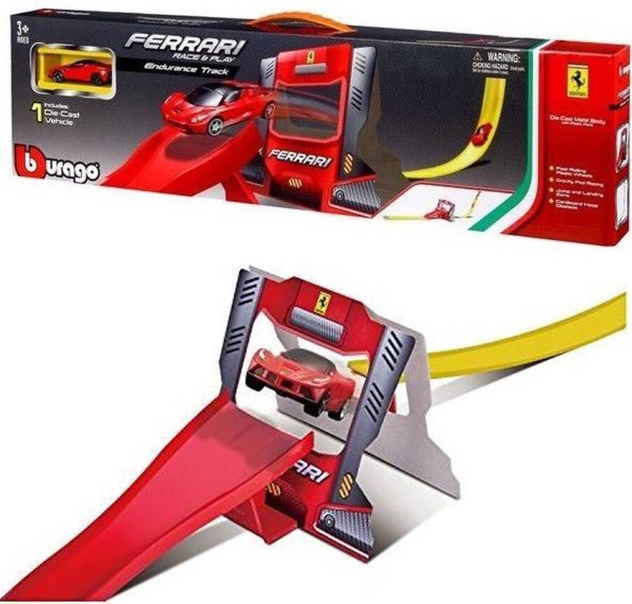 Bburago Auto's | Racebanen Burago Ferrari Track Set 1:64