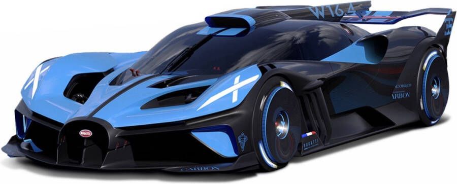 Bburago Bugatti Bolide Modelauto Schaalmodel Schaal 1:18 blauw zwart