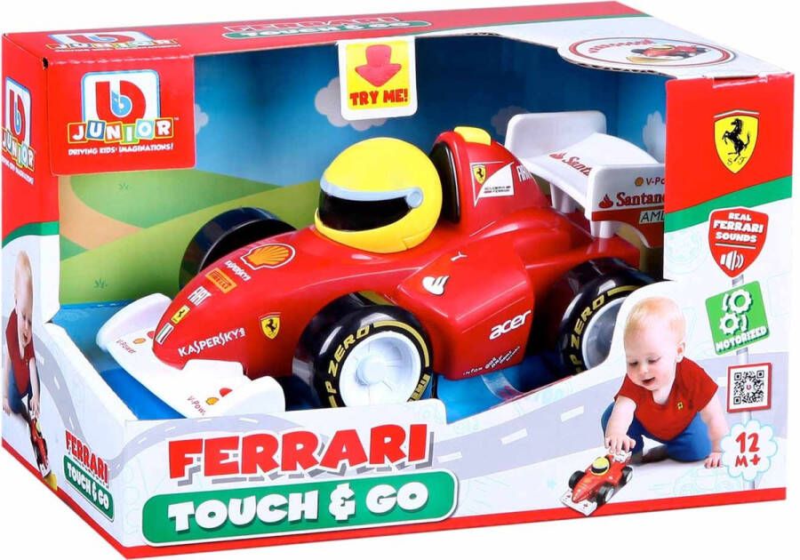 Bburago Junior Ferrari Touch and Go speelgoedauto