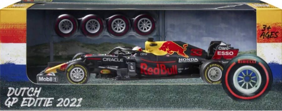 Bburago Max Verstappen RB16B 2021 Red Bull Racing 1:24 Schaalmodel Raceauto Collectors Item