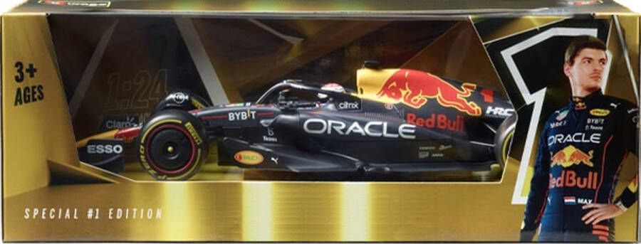 Bburago Max Verstappen RB18 2022 Red Bull Racing 1:24 Schaalmodel Raceauto Collectors Item