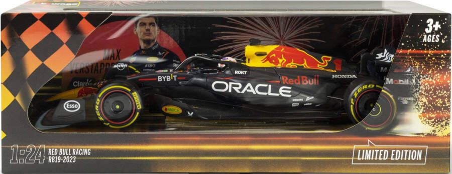 Bburago Max Verstappen RB19 2023 Red Bull Racing 1:24 Schaalmodel Raceauto Collectors Item