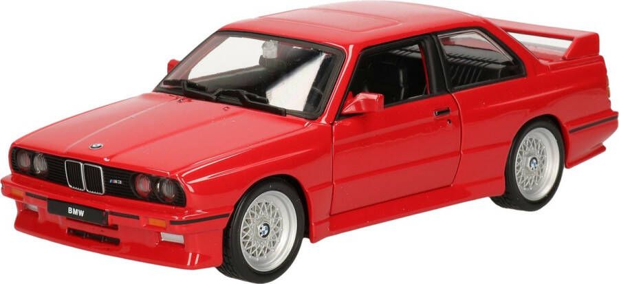 Bburago Modelauto speelgoedauto Bmw M3 1988 Schaal 1:24 17 X 7 X 5 Cm Speelgoed Auto&apos;s