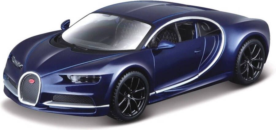 Bburago Modelauto Bugatti Chiron 1:32 blauw speelgoed auto schaalmodel