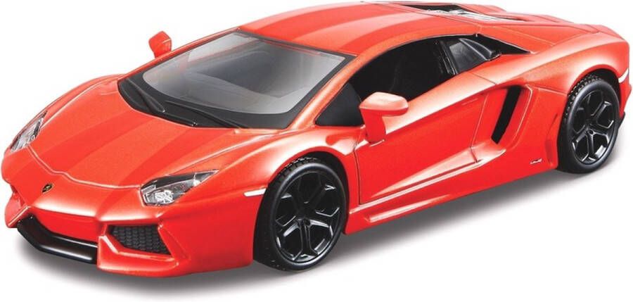 Bburago Modelauto Lamborghini Aventador oranje 1:32 speelgoed auto schaalmodel