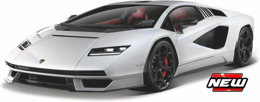 Bburago Modelauto speelgoedauto Lamborghini Countach Schaal 1:24 20 X 8 X 5 Cm Speelgoed Auto&apos;s