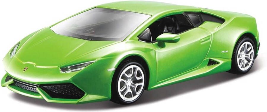 Bburago Modelauto Lamborghini Huracan groen 1:32 speelgoed auto schaalmodel