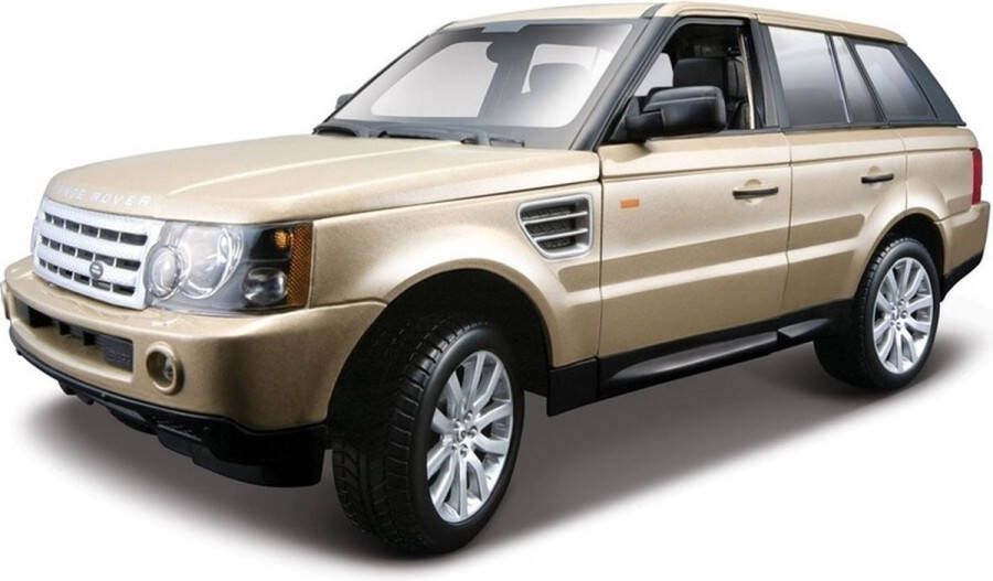 Bburago Modelauto Land Rover Range Rover goud metallic schaal 1:18 speelgoed auto schaalmodel
