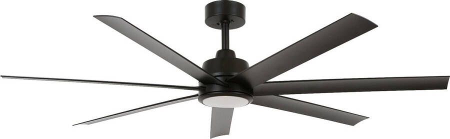 Beacon Lucci Air Plafondventilator Airfusion Atlanta Zwart 12W Led Ø 142cm