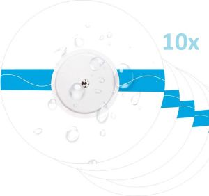 Beactiff 10 stuks Freestyle Libre sensor pleisters fixtape transparant Waterdicht en huidvriendelijk nieuwste versie