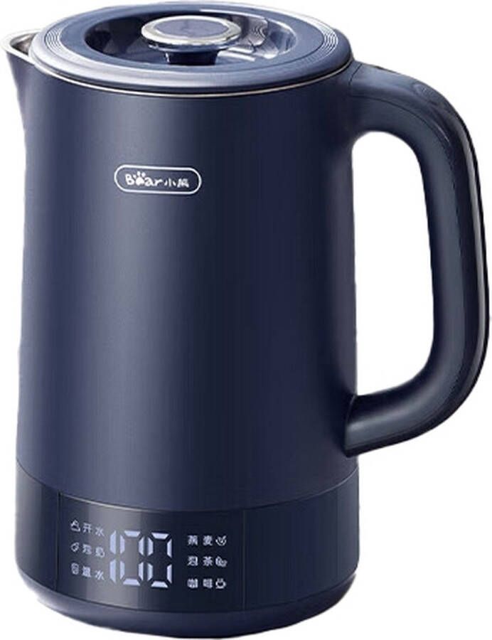 Bear 6 Temperatuurinstellingen Waterkoker 1 7L RVS 1800-2200W Microprocessor-aanraakpaneel BPA-vrij Importeerde Temperatuurregelaar Droogkookbeveiliging