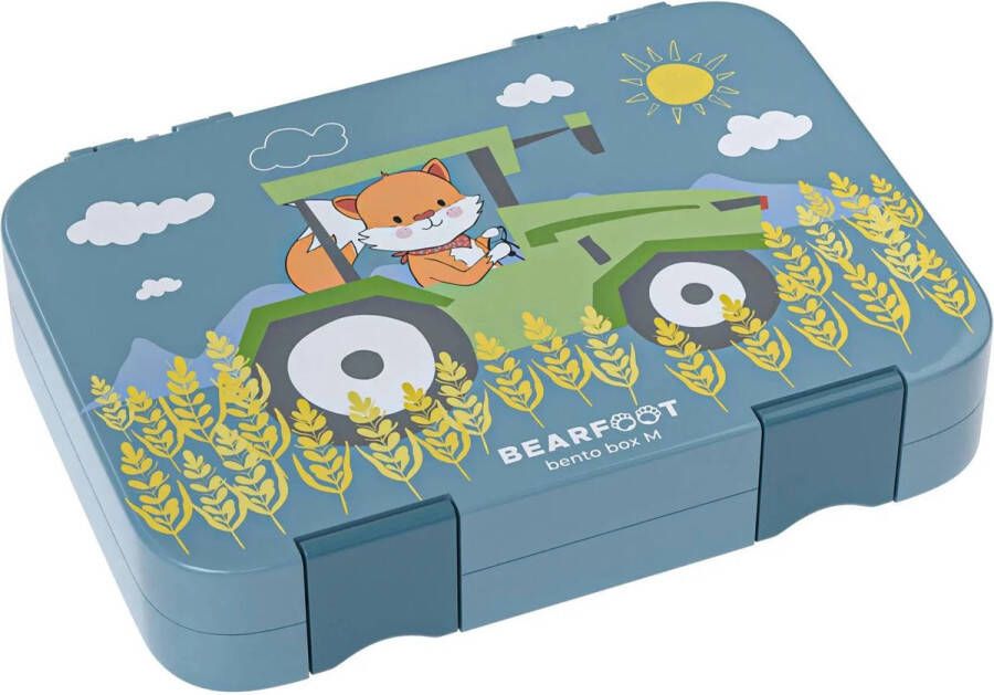 BEARFOOT Bento Box -lunchebox broodtrommmel kind Trekker Fox -trekker vos