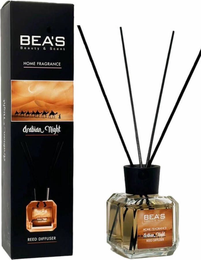 Bea's Home Fragrance Geurstokjes 120ml Arabian Night Exclusieve parfum