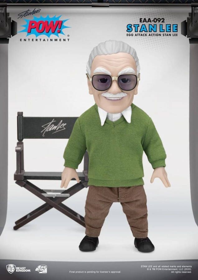 Beast Kingdom Toys Stan Lee Actiefiguur Stan Lee Egg Attack 16 cm Multicolours