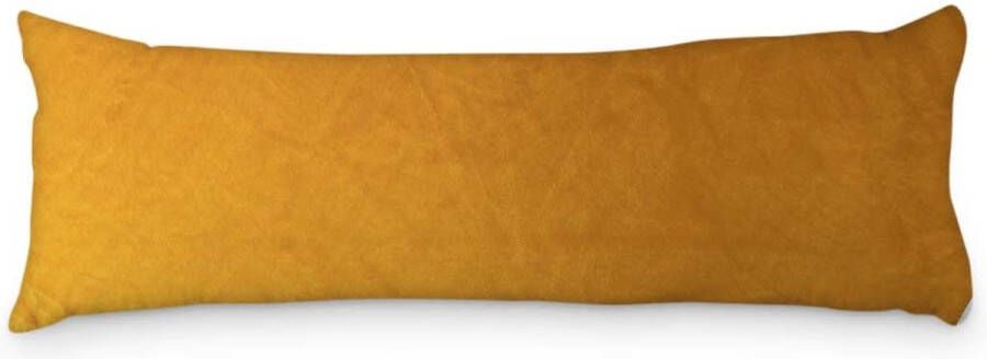 Beau Maison Velvet Body Pillow Kussensloop Cognac 45 x 145 cm