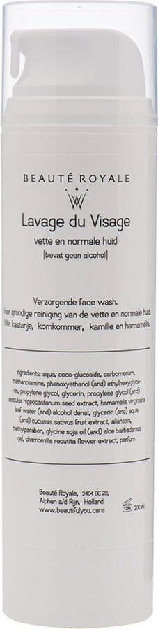 Beauté Royale | Lavage du Visage | Face Wash | 200ml