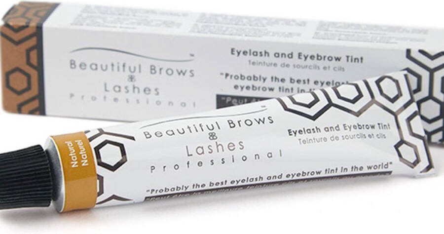 Beautiful Brows and Lashes Beautiful Brows & Lashes Eyelash and Eyebrow Tint Verf- Natural-20 ml