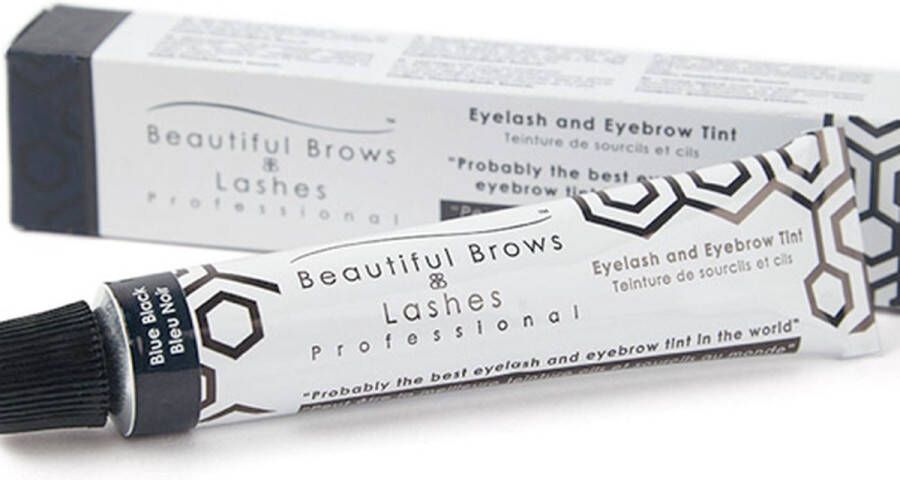 Beautiful Brows and Lashes Beautiful Brows & Lashes Eyelash and Eyebrow verf Tint Blue Black 20 ml
