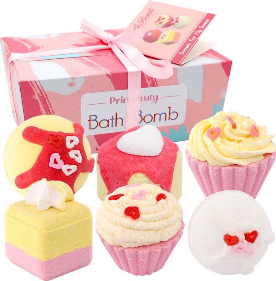 Beauty by Ivy Ella Store Beauty by Ivy Ella Store Bruisballen Cupcake Giftset Bath bomb Vegan Handmade Dierproefvrij