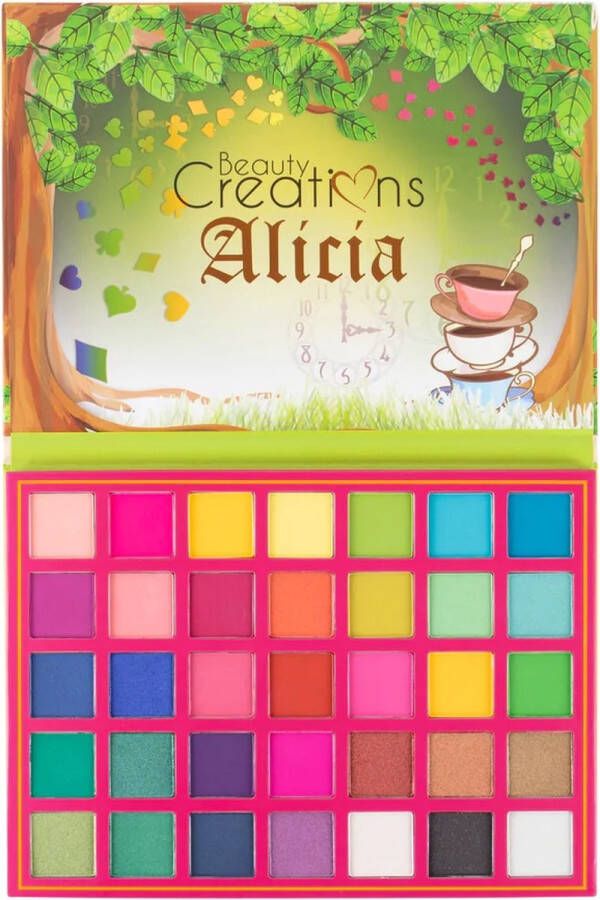 Beauty Creations Alicia Eyeshadow Palette BCE14 35 kleuren Oogschaduw Palette 49 g