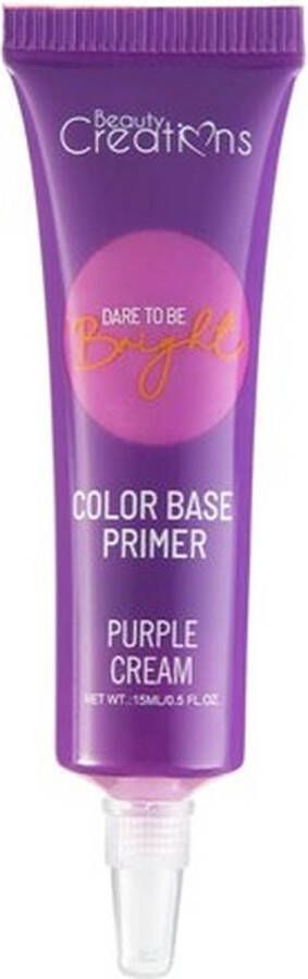 Beauty Creations Dare To Be Bright Color Base Primer Oogschaduw Primer EB08 Purple Cream Paars 15 ml