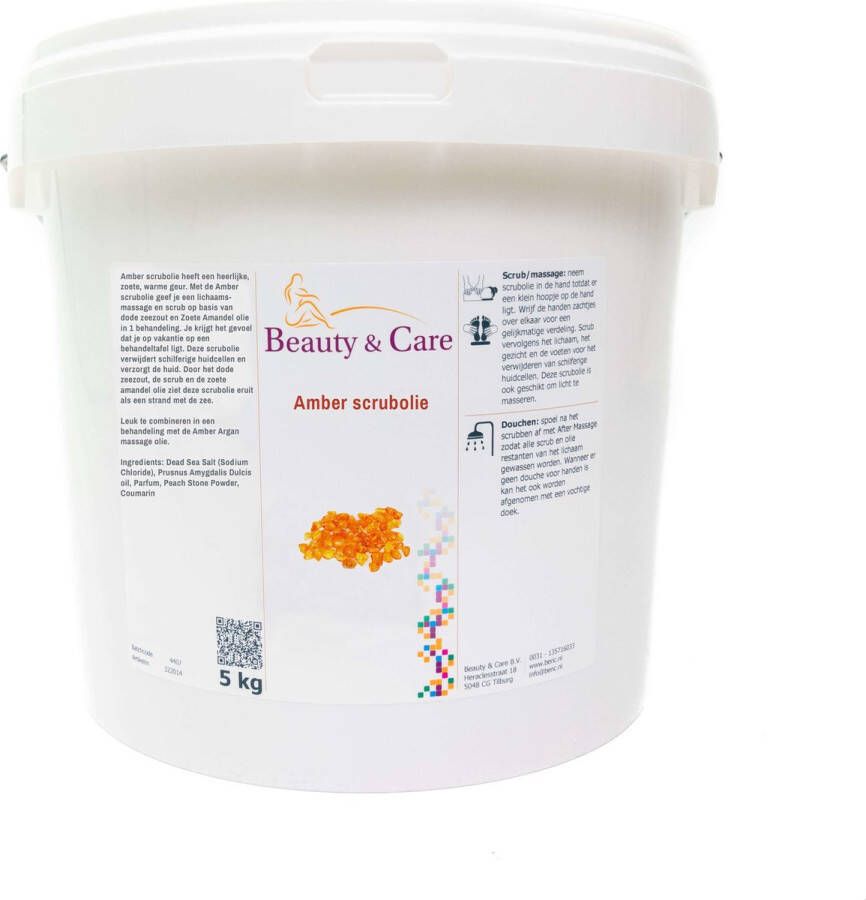 Beauty & Care Amber Body Scrub Oil 5 kg 5 kg. new