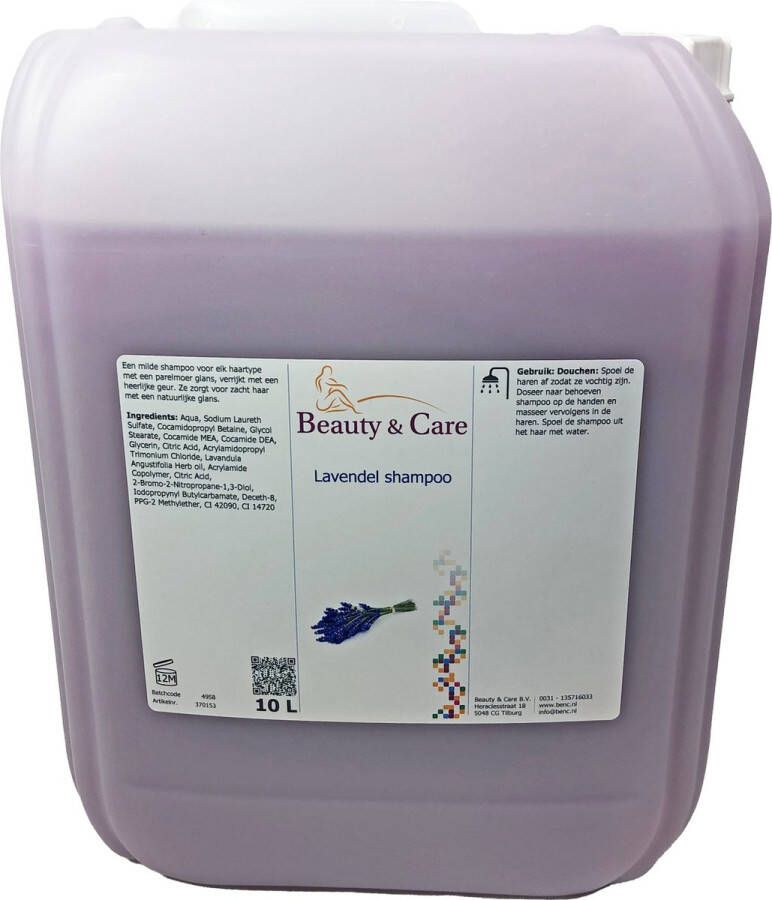 Beauty & Care Lavender Relaxing shampoo 10 L. new