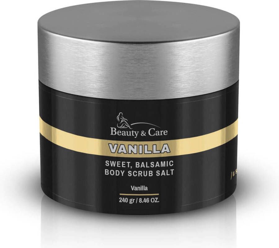 Beauty & Care Vanilla Body Scrub Salt 240 g. new