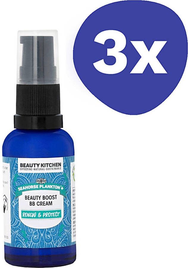 Beauty Kitchen Seahorse Plankton+ Beauty Boost BB Creme (3x 30ml)
