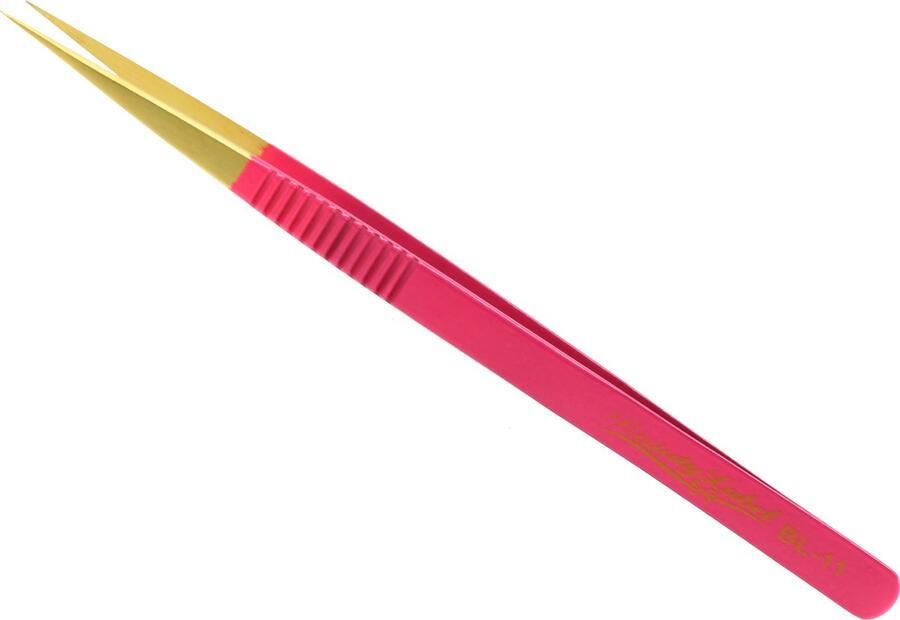 Beauty Label Pincet Lash Tweezer BL-11 Roze Goud