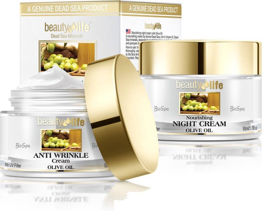 Beauty Life Dead Sea Minerals Olijfolie Anti-rimpel dagcrème & Nachtcrème