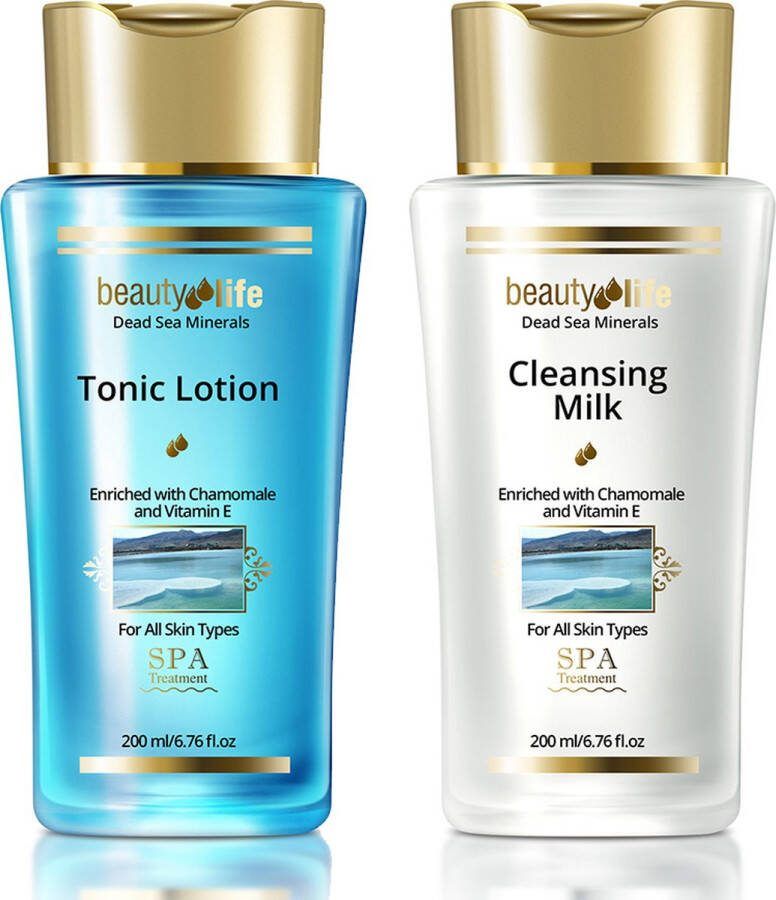 Beauty Life Dead Sea Minerals Reinigingsmelk + Tonic