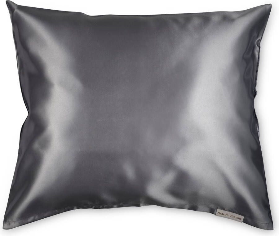 Beauty Pillow Original Satijnen Kussensloop Antracite 60x70 cm